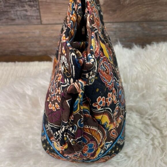 VERA BRADLEY Sherry Tote Bag Purse Retired Kensington Pattern Floral Paisley - Picture 5 of 10